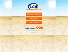 Tablet Screenshot of lcaalimentos.com.br